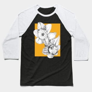 Ink - Daffodil Variation 1 Baseball T-Shirt